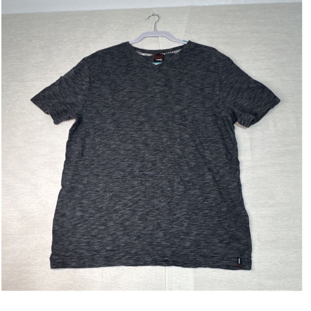 Hawk Gray Heather Logo Men's Crew Neck Short Sleeve T-Shirt XXL